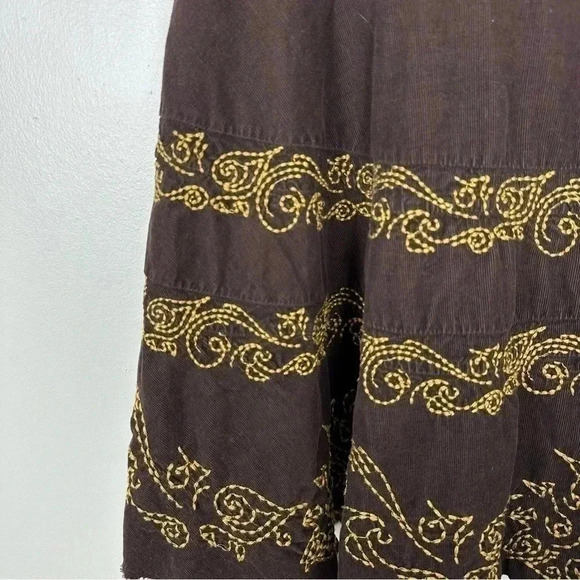 Vintage y2k Buffalo David Bitton embroidered skirt size 28 - Picture 3 of 6